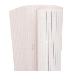 Cl&ocirc;ture de jardin Blanc 150 x 300 cm PVC