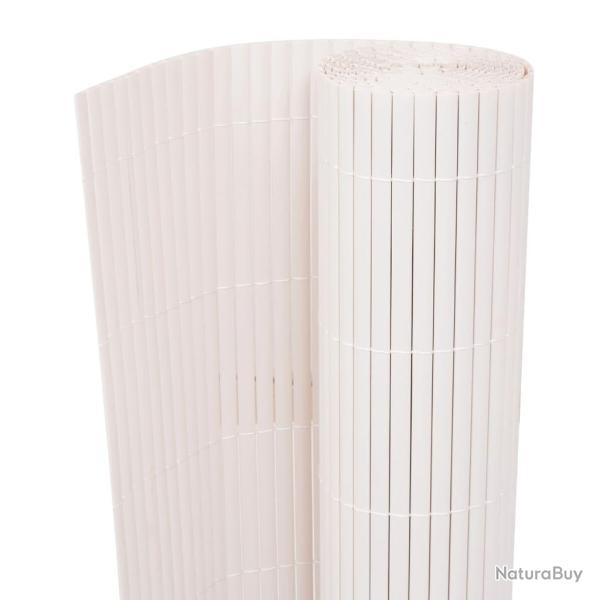 Cl�ture de jardin Blanc 150 x 500 cm PVC
