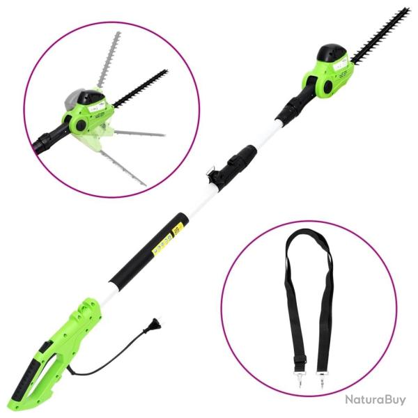 Taille-haie �lectrique � perche t�lescopique 41 cm 550 W