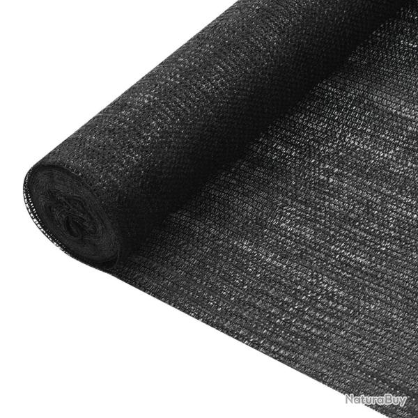 Filet brise-vue Noir 1,8x25 m PEHD 75 g/m�