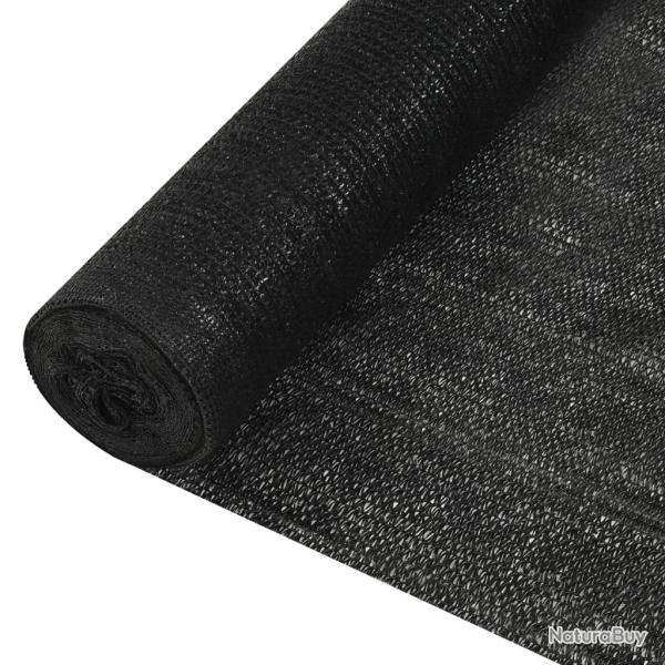 Filet brise-vue Noir 1,8x25 m PEHD 195 g/m�