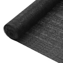 Filet brise-vue Noir 3,6x50 m PEHD 75 g/m&sup2;