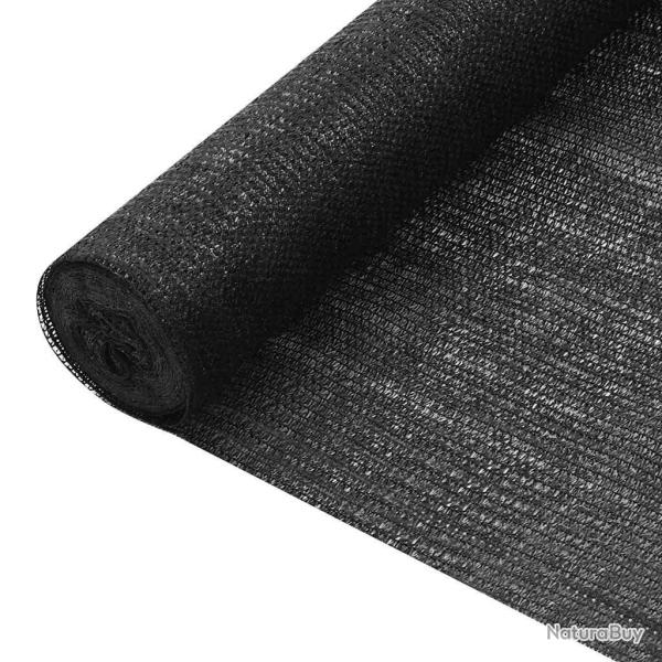 Filet brise-vue Noir 3,6x50 m PEHD 75 g/m�