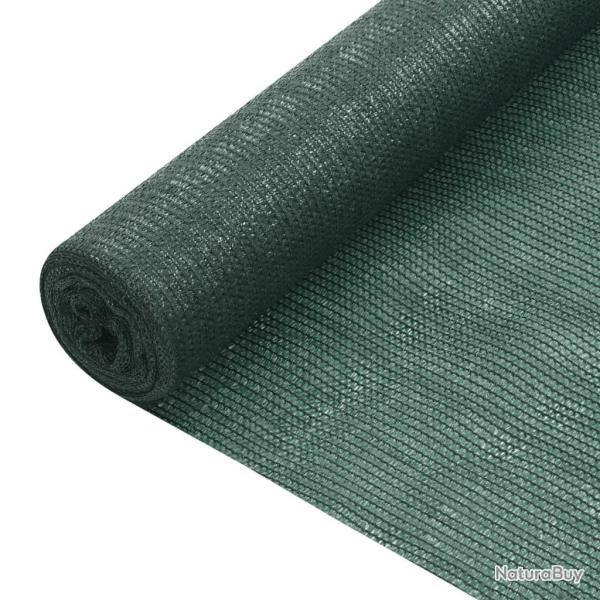 Filet brise-vue Vert 1,2x10 m PEHD 75 g/m�
