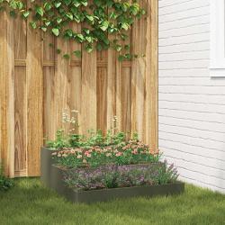Cache-pot de jardin Vert olive 90 x 90 x 35 cm
