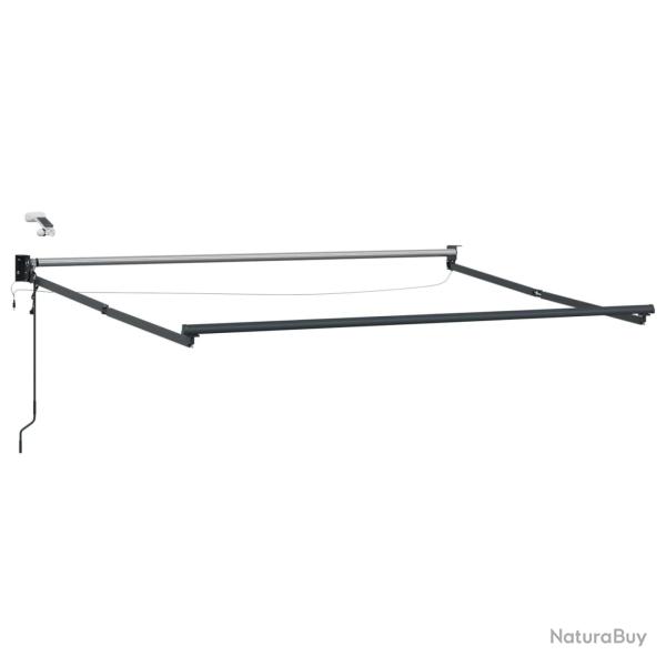 Cadre de store r�tractable �lectrique Anthracite 3,5 x 2,5 m