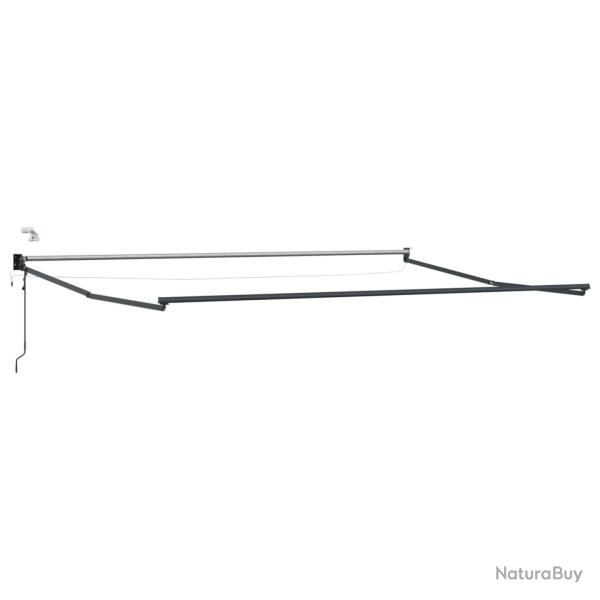 Cadre de store r�tractable �lectrique Anthracite 4,5 � 3 m
