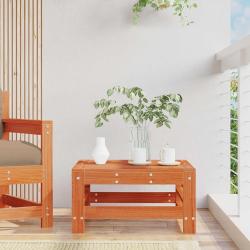Repose-pieds de jardin Pin massif Brun Cir&eacute; 57,5 x 57,5 x 30 cm