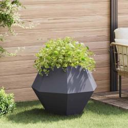 Jardini&egrave;re Anthracite 75 x 75 x 60 cm Acier
