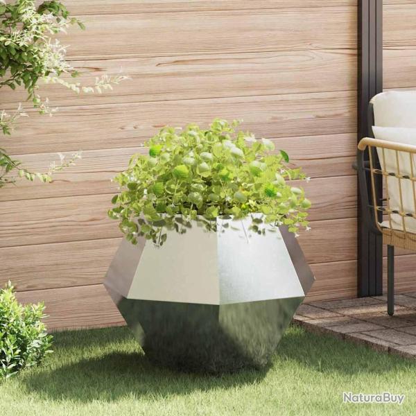 Jardini�re Argent 75 x 75 x 60 cm Acier inoxydable