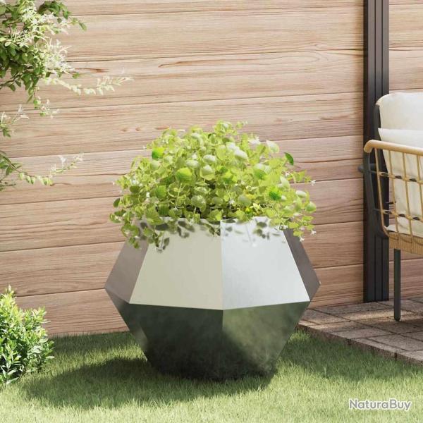 Jardini�re Argent 75 x 75 x 60 cm Acier galvanis�