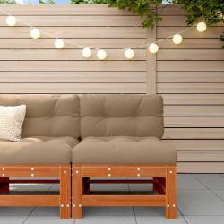 Sofa de jardin milieu Pin massif Brun Cir&eacute; 63,5 x 57,5 x 60 cm
