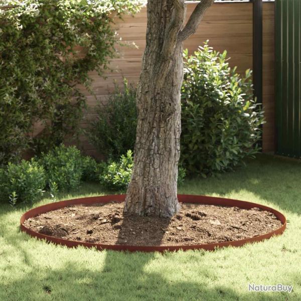 Bordure de Pelouse Rouill� 450 x 0,05 x 10 cm Acier patin�