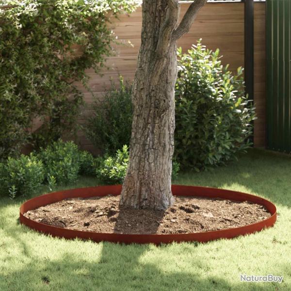 Bordure de Pelouse Rouill� 450 x 0,05 x 15 cm