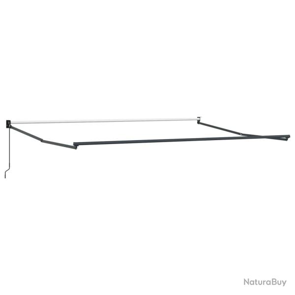 Cadre de store r�tractable manuel Anthracite 4 x 2 m Aluminium