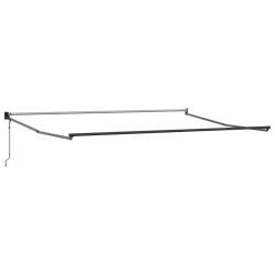 Cadre de store r&eacute;tractable &eacute;lectrique Anthracite 4 x 2 m