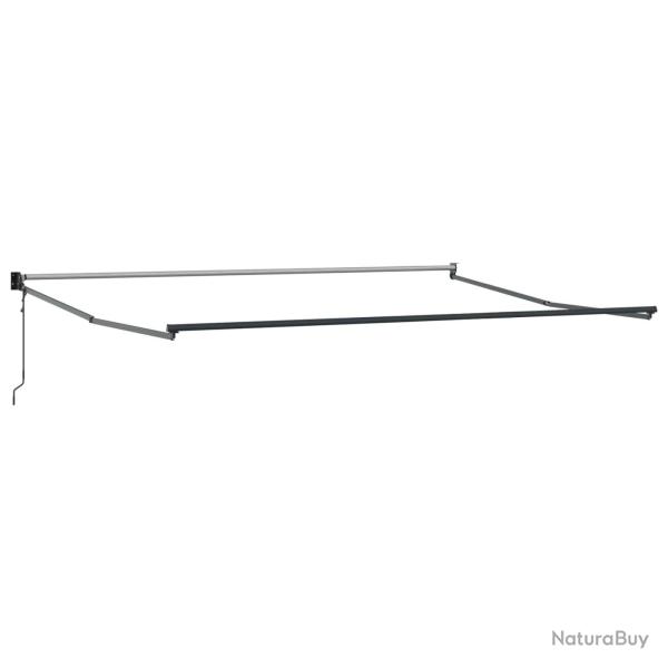 Cadre de store r�tractable �lectrique Anthracite 4 x 2 m