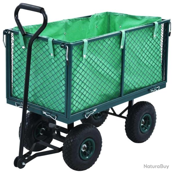 Chariot � main de jardin Vert 350 kg