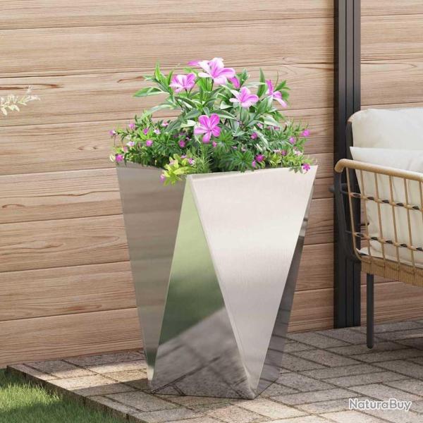 Jardini�re Argent 50 x 50 x 75 cm Acier inoxydable