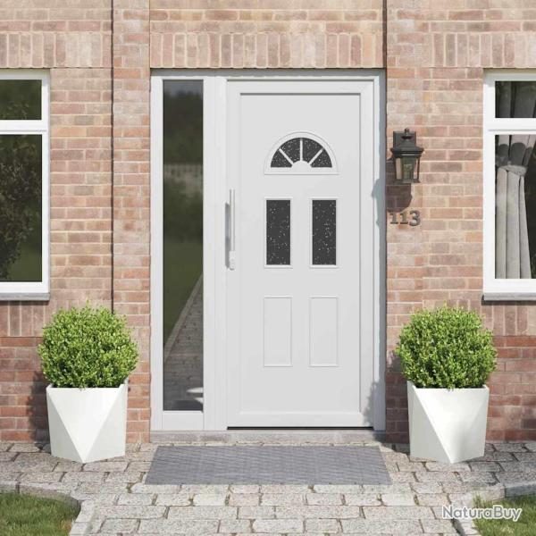 Jardini�re 2 pcs Blanc 40 x 40 x 40 cm Acier