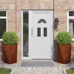 Jardini&egrave;re 2 pcs Rouill&eacute; 50 x 50 x 75 cm