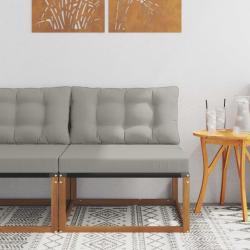 Sofa de milieu ext&eacute;rieur Bois d'Acacia Massif Naturel