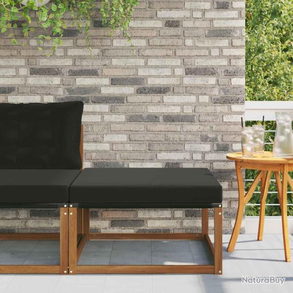 Pouf d'Ext�rieur Bois d'Acacia Massif Naturel