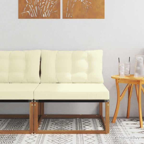 Sofa de milieu ext�rieur Bois d'Acacia Massif Naturel