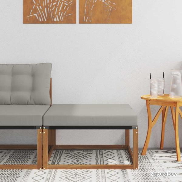 Pouf d'Ext�rieur Bois d'Acacia Massif Naturel