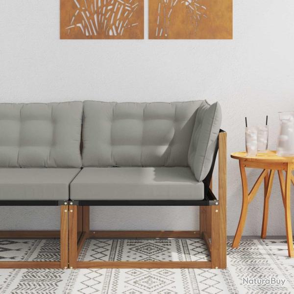 Canap� d'angle ext�rieur Bois d'Acacia Massif Naturel
