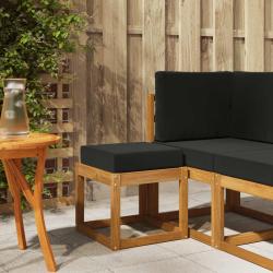 Banc de jardin Bois d'Acacia Massif Naturel