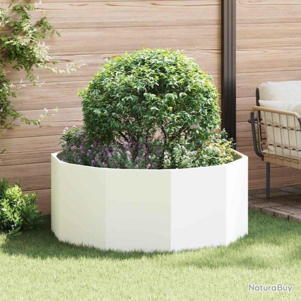Jardini�re Blanc 120 x 120 x 50 cm Acier