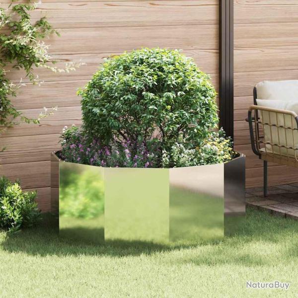 Jardini�re Argent 120 x 120 x 50 cm Acier galvanis�