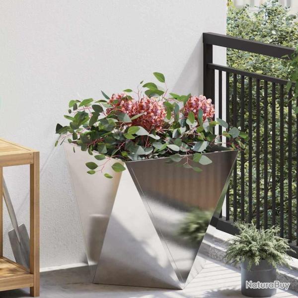 Jardini�re Argent 50 x 50 x 50 cm Acier inoxydable