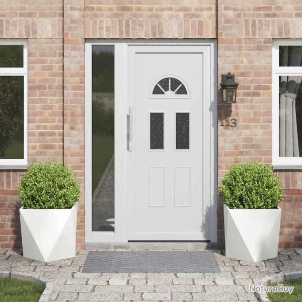 Jardini�re 2 pcs Blanc 50 x 50 x 50 cm Acier