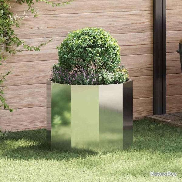 Jardini�re Argent 60 x 60 x 50 cm Acier galvanis�