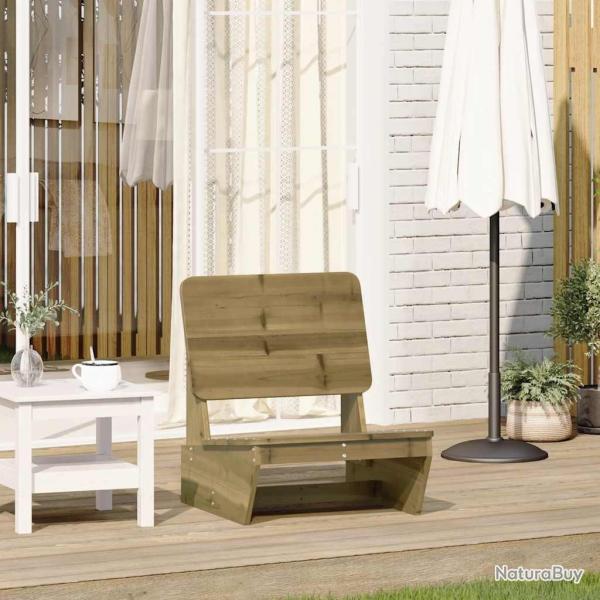 Chaise de jardin 60x64x70,5 cm bois de pin impr�gn�