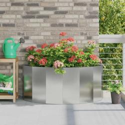 Jardini&egrave;re Argent 120 x 60 x 50 cm Acier galvanis&eacute;