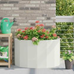 Jardini&egrave;re Blanc 90 x 45 x 50 cm Acier
