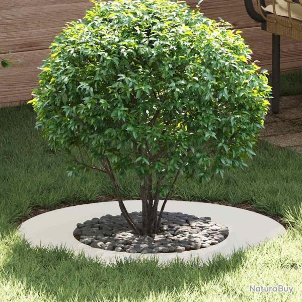 adapt� pour anneau d'arbre plat Blanc �40 / 70 cm Acier
