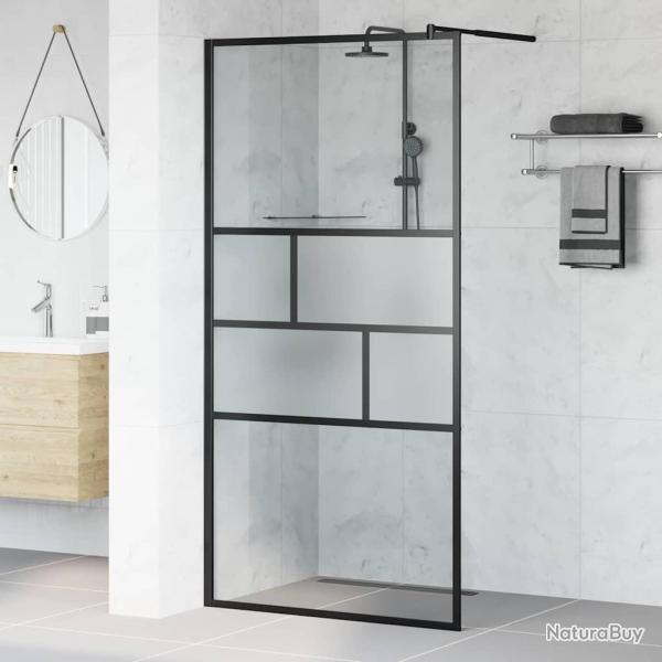 Mur de Douche � L'Italienne Noir 100 x 195 x 0,5 cm