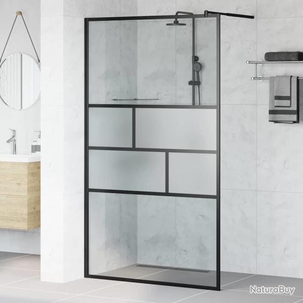 Mur de Douche � L'Italienne Noir 115 x 195 x 0,5 cm