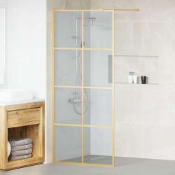 Mur de Douche &agrave; L'Italienne Dor&eacute; 90 x 195 cm verre tremp&eacute;