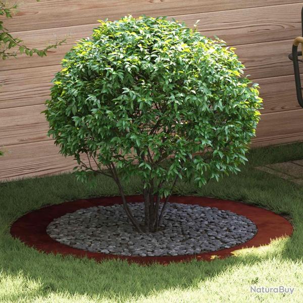 adapt� pour anneau d'arbre plat Marron �90 / 120 cm Acier patin�
