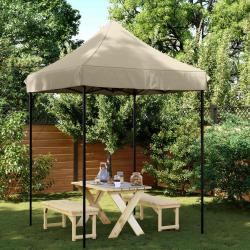 Tente de f&ecirc;te Taupe 200 x 200 x 306 cm Tissu Oxford