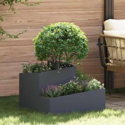 Cache-pot de jardin Anthracite 60 x 60 x 50 cm