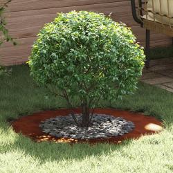 adapt&eacute; pour anneau d'arbre plat Marron &Oslash;50 / 80 cm Acier patin&eacute;