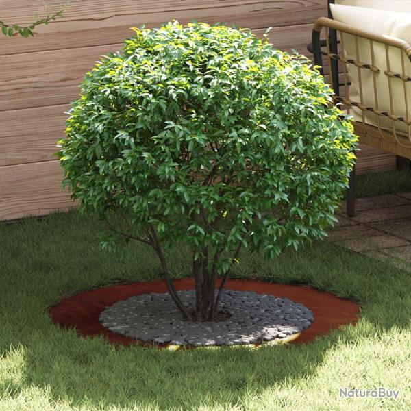 adapt� pour anneau d'arbre plat Marron �60 / 90 cm Acier patin�