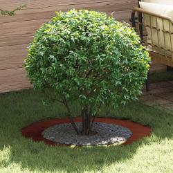 adapt&eacute; pour anneaux d'arbre plats 5 pcs Marron &Oslash;60 / 90 cm