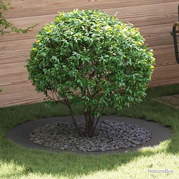 adapt� pour anneaux d'arbre plats 5 pcs Noir �90 / 120 cm Acier